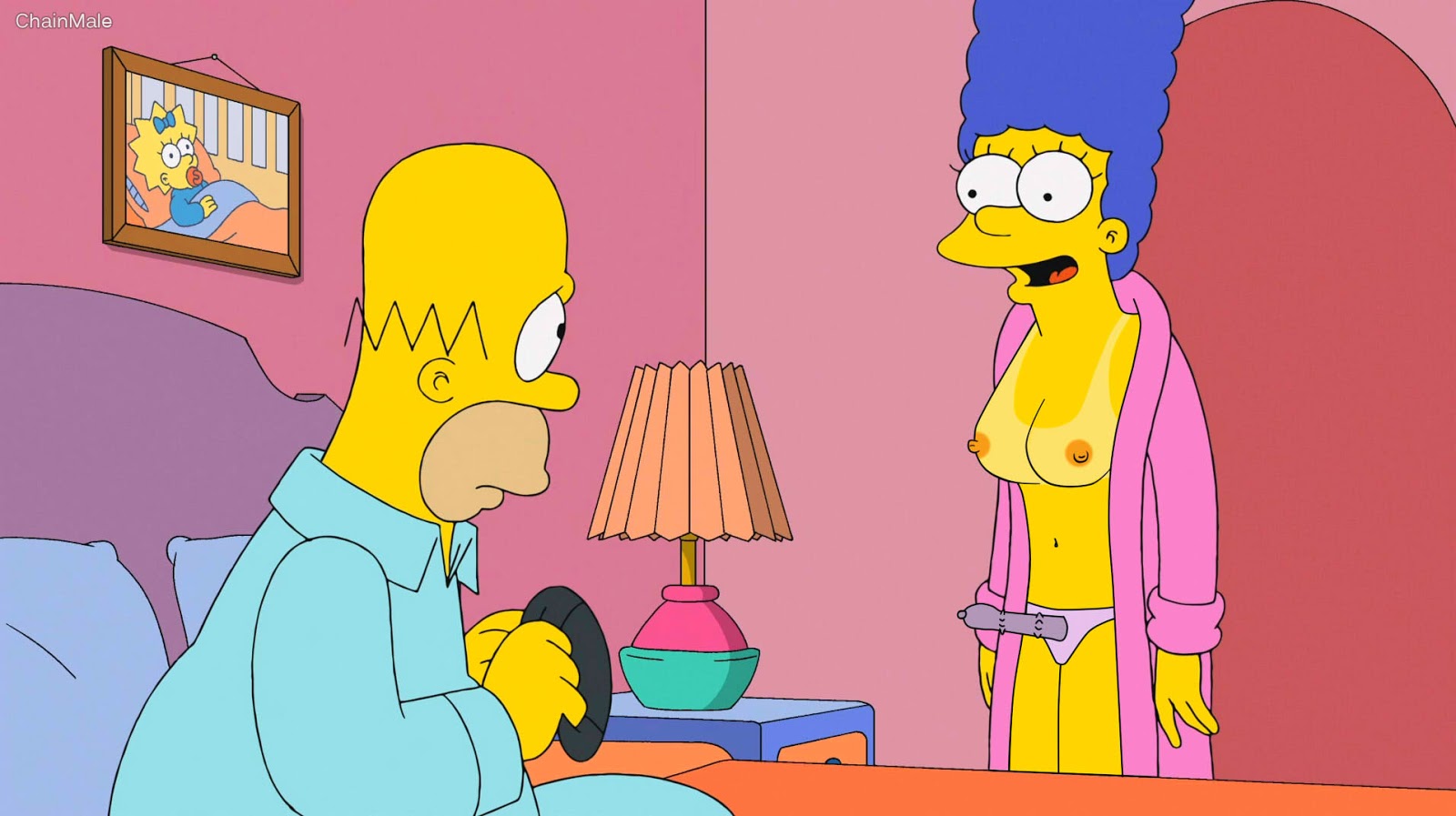 Marge sticking strapon in homer event Unexpectedness! Marge sticking strapon in homer can suggest